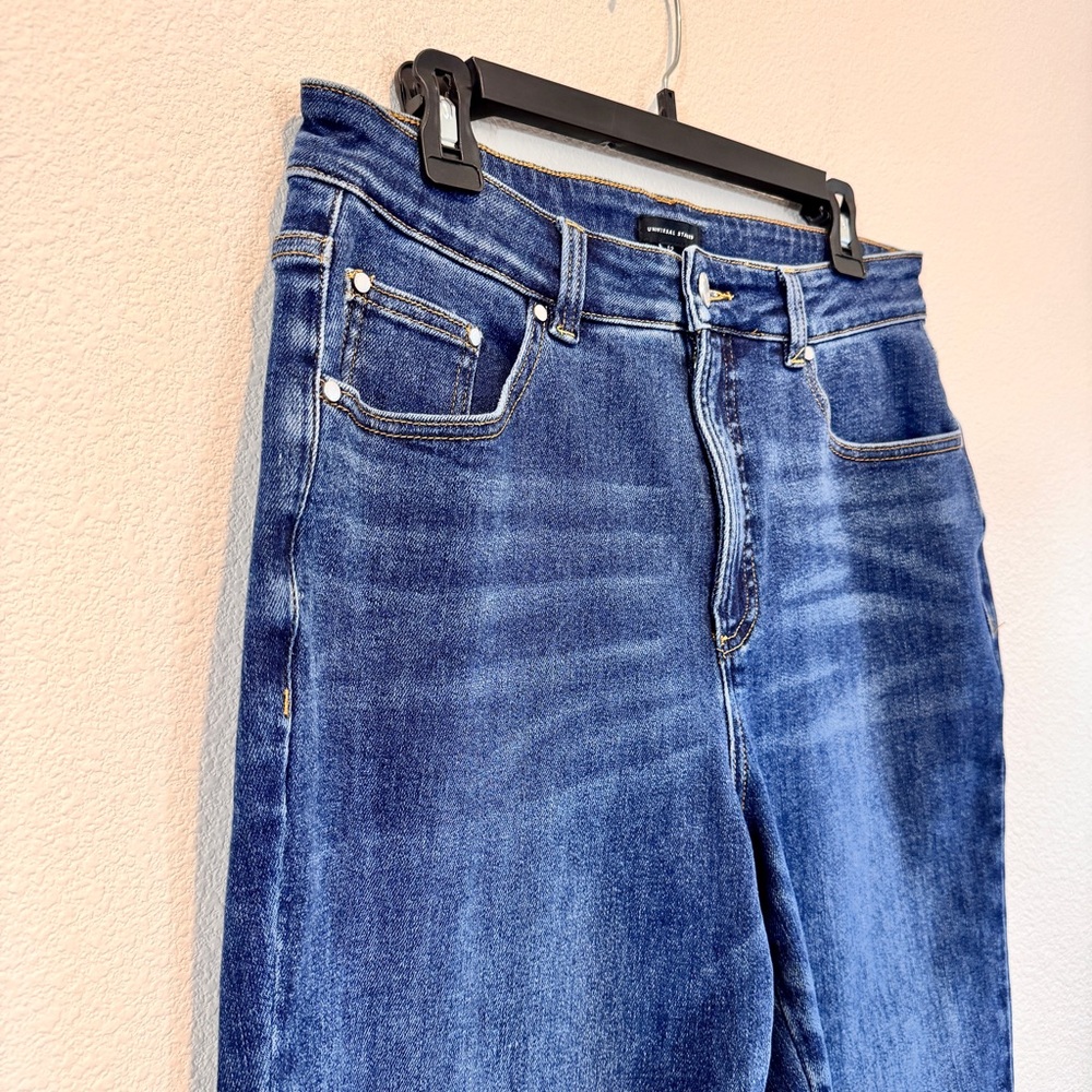 Universal Standard Straight Leg Crop Jeans Medium Wash Women’s 12 - Picture 2 of 9